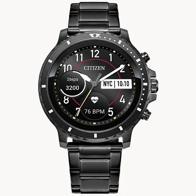 CZ Smart Touchscreen Black Dial Stainless Steel Bracelet CZ Smart Touchscreen Black Dial Stainless Steel Bracelet